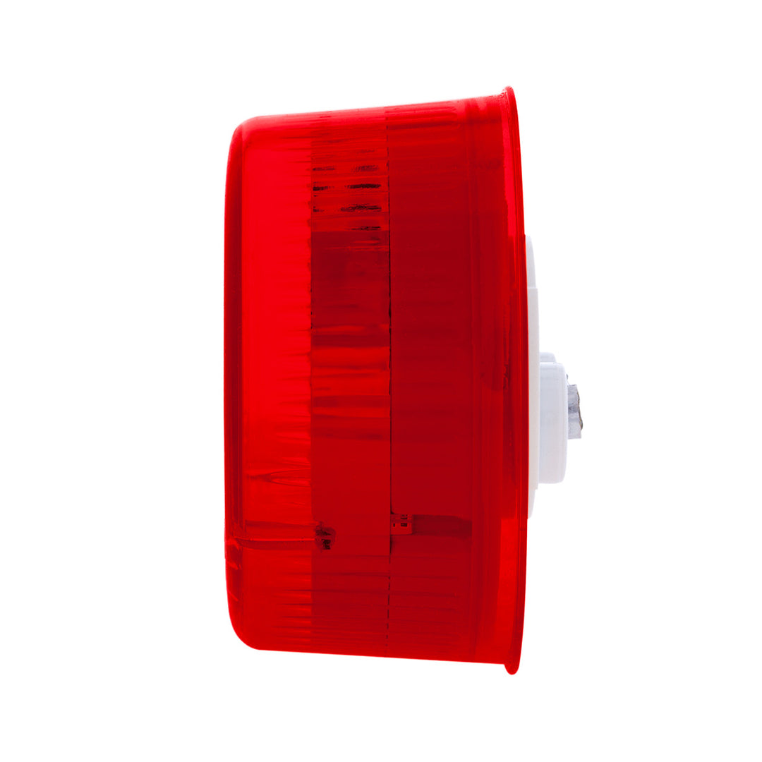 7 LED 2" Round Light (Clearance/Marker) - Red LED/Red Lens (Bulk)