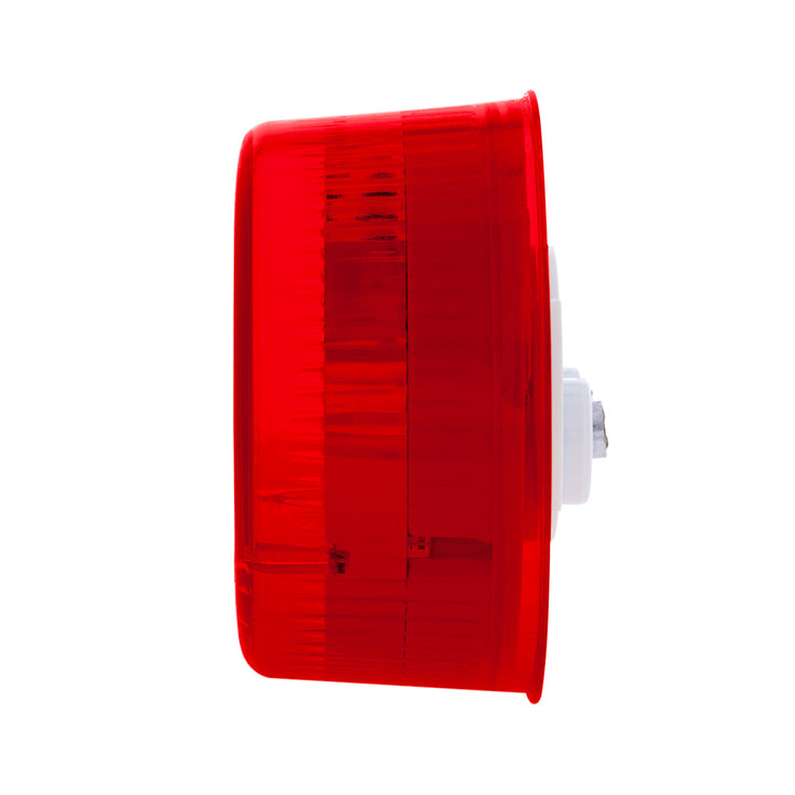 7 LED 2" Round Light (Clearance/Marker) - Red LED/Red Lens (Bulk)