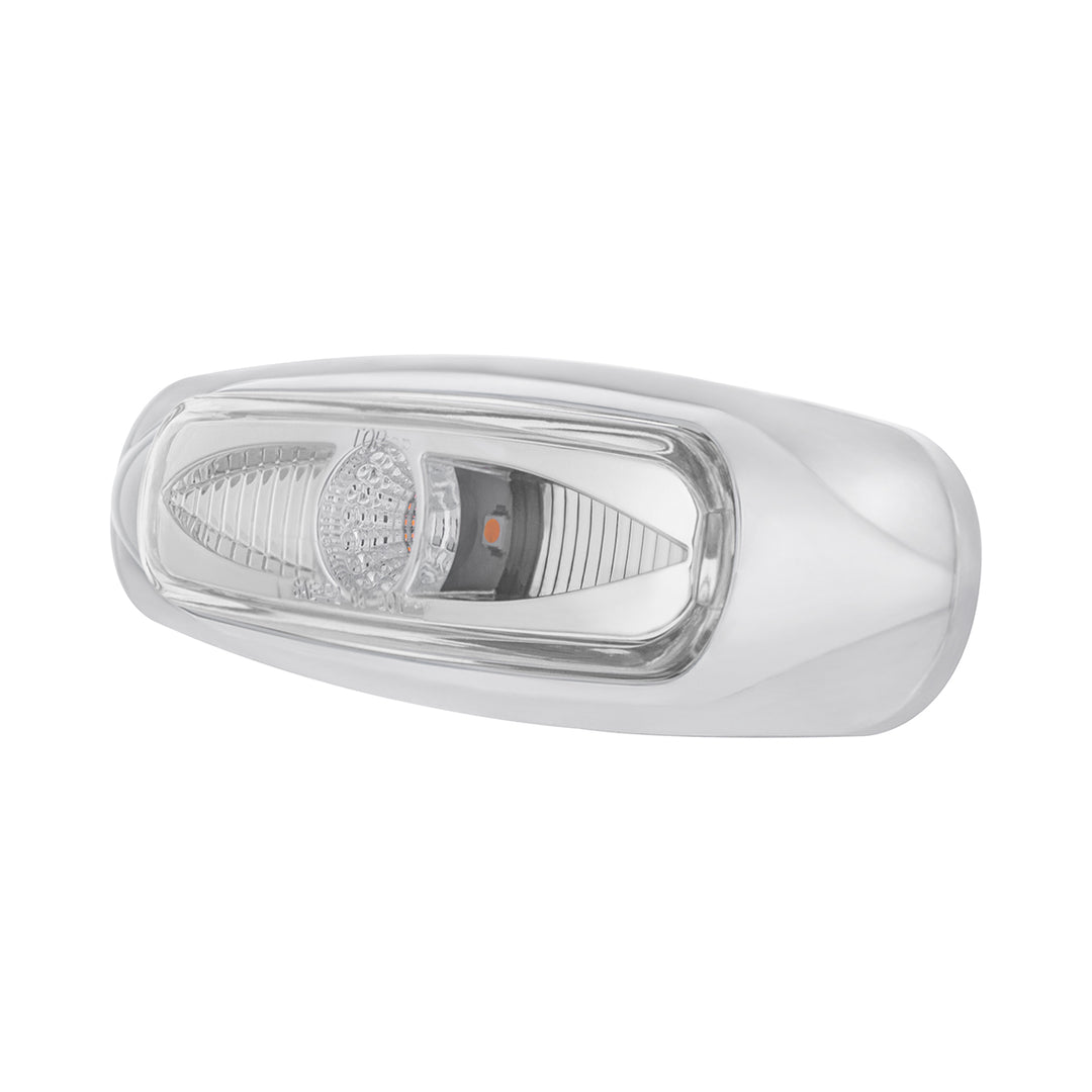 5-3/4" Wide 3 LED ViperEye Light (Clearance/Marker) - Amber LED/Clear Lens