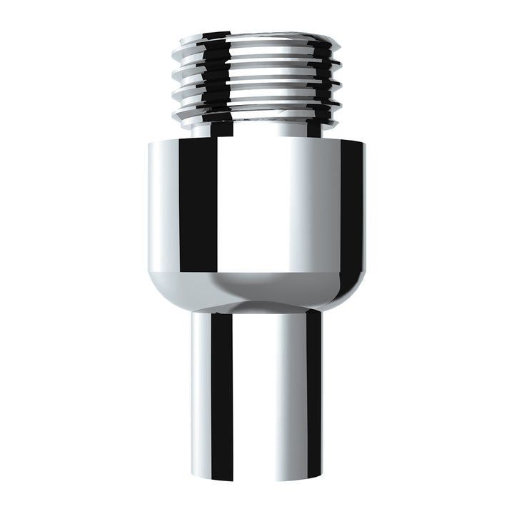 Chrome Aluminum Air Valve Adapter With M30 x 3.5 Threads
