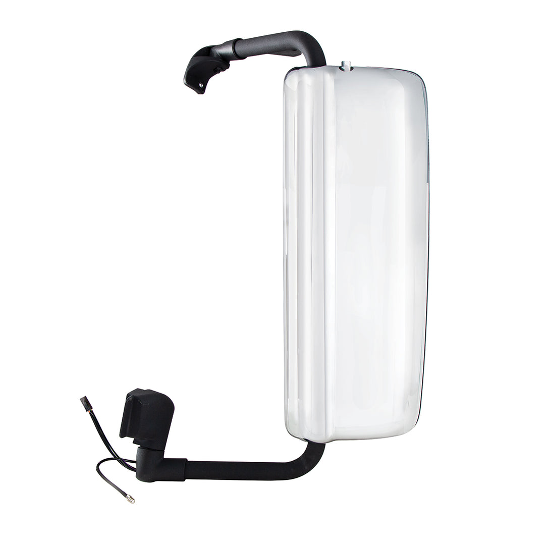 Chrome Heated Mirror Assembly For 2004-2012 Volvo VNL - Driver