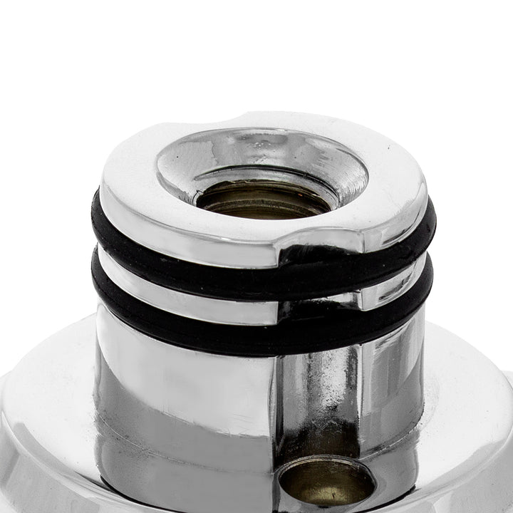 Gearshift Adapter W/LED Mount For Eaton - Fuller 9/10 Speed - Chrome/Vertical (Bulk)