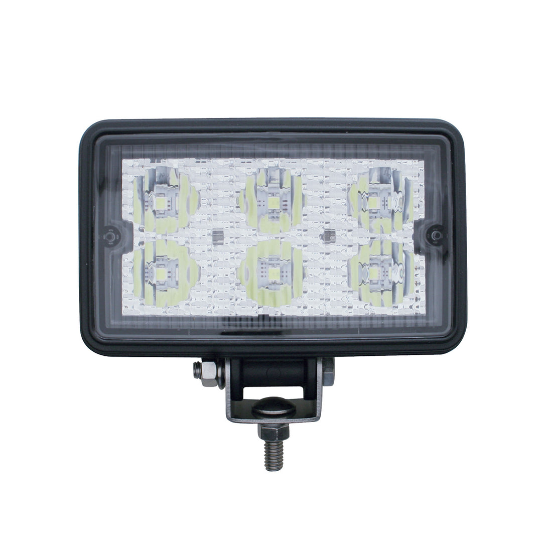 6 High Power 3 Watt LED Rectangular Work Light (Retail)