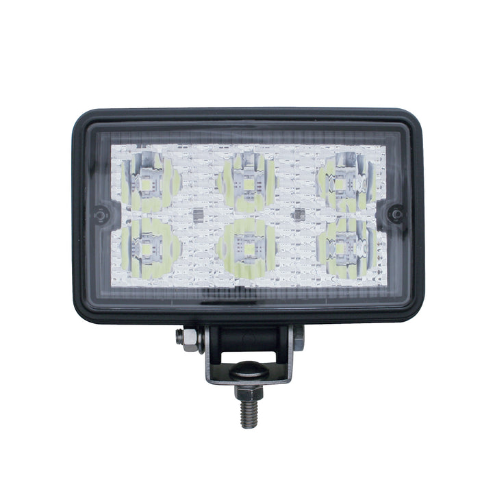 6 High Power 3 Watt LED Rectangular Work Light (Retail)