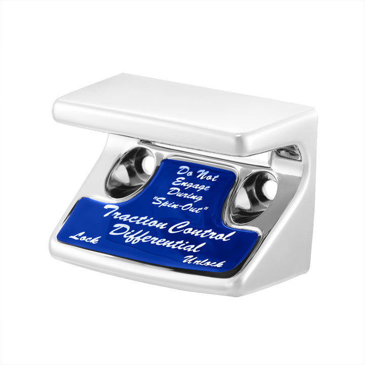 "Traction Control Differential" Switch Guard With Blue Sticker