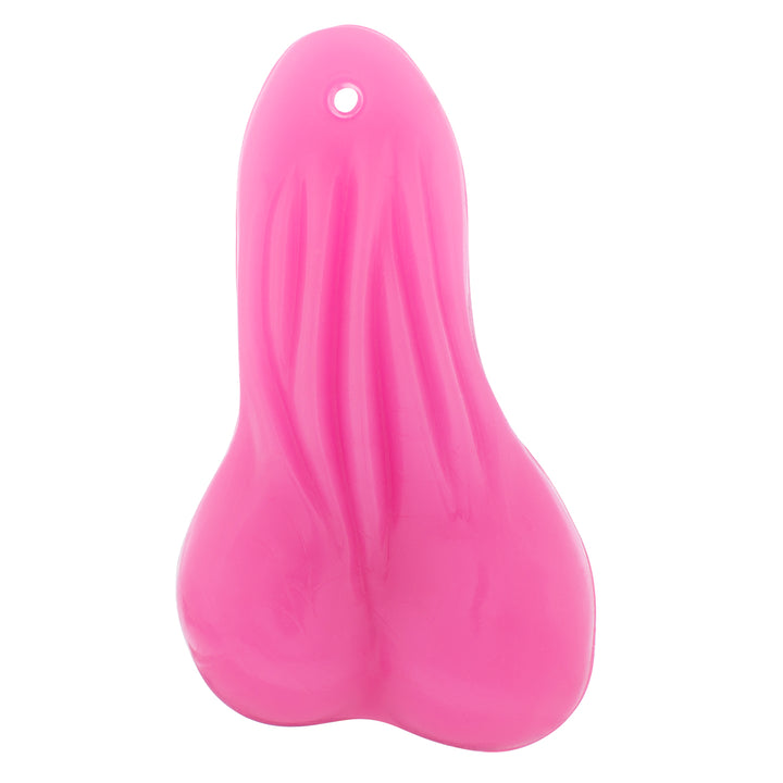 8-1/4" Tall Large Low - Hanging Rubber Balls - Pink