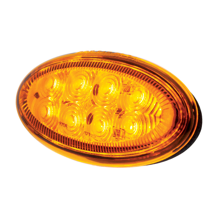 8 LED Fender Parking &amp; Turn Signal Light For Peterbilt 386 (2006-2014) &amp; 387 (2006-2010) - Amber LED/Amber Lens