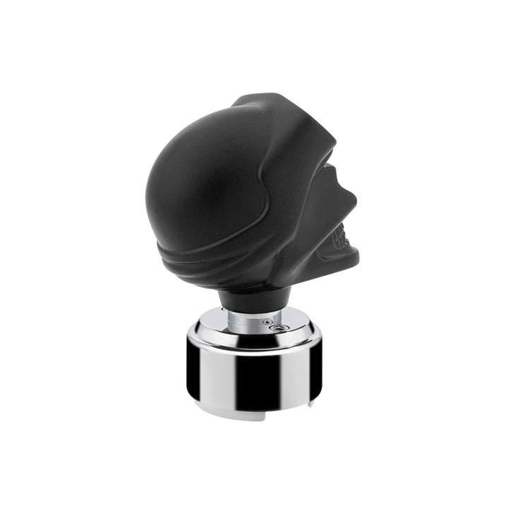 Thread-On Skull Biker Shift Knob &amp; Adapter For Eaton Fuller Style 9/10 Shifter - Black