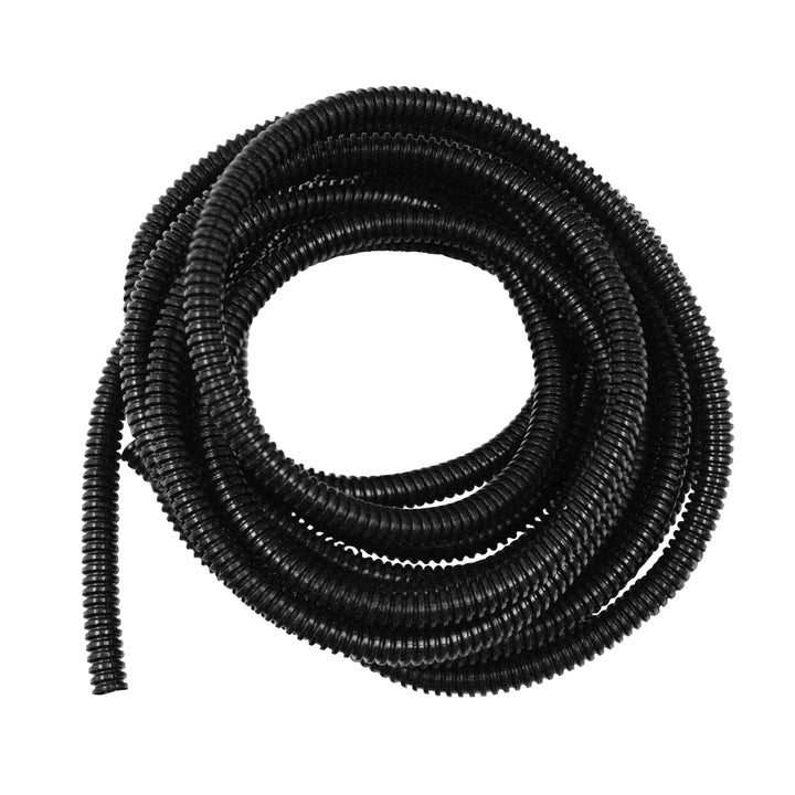 1/4" I.D. Black Flex - Guard Convoluted Split Seam Tubing, 14 Ft.