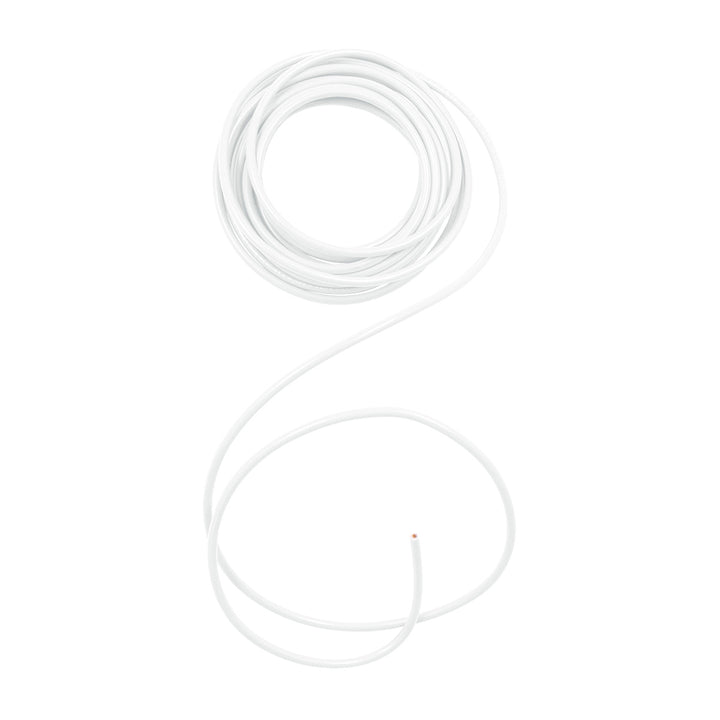 Primary Wire - Rated 80°C 12 AWG, White 12 Ft.