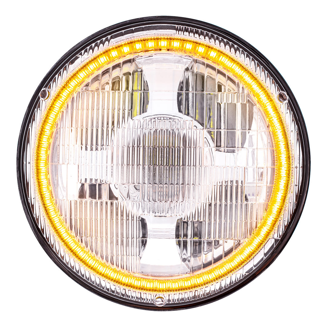 ULTRALIT - High Power LED 7" Projection Light With Dual Color LED Halo &amp; Classic Style Lens