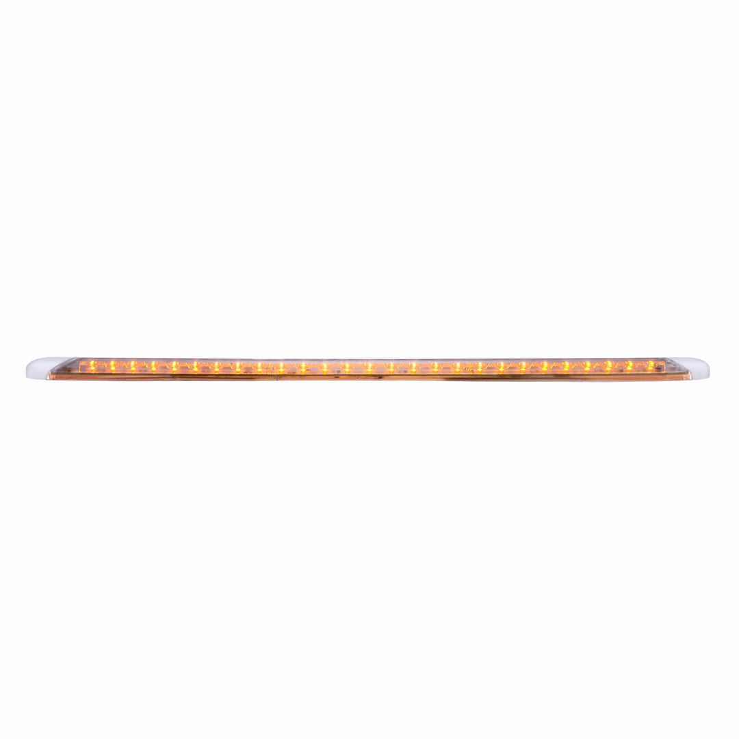 27 High Power LED 21 3/4" Auxiliary/Utility Light Bar - Amber LED/Clear Lens (Bulk)