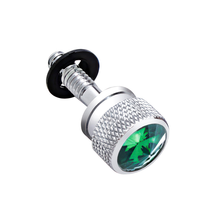 Dash Screw With Green Crystal For Peterbilt (2001-2005)(6-Pack)