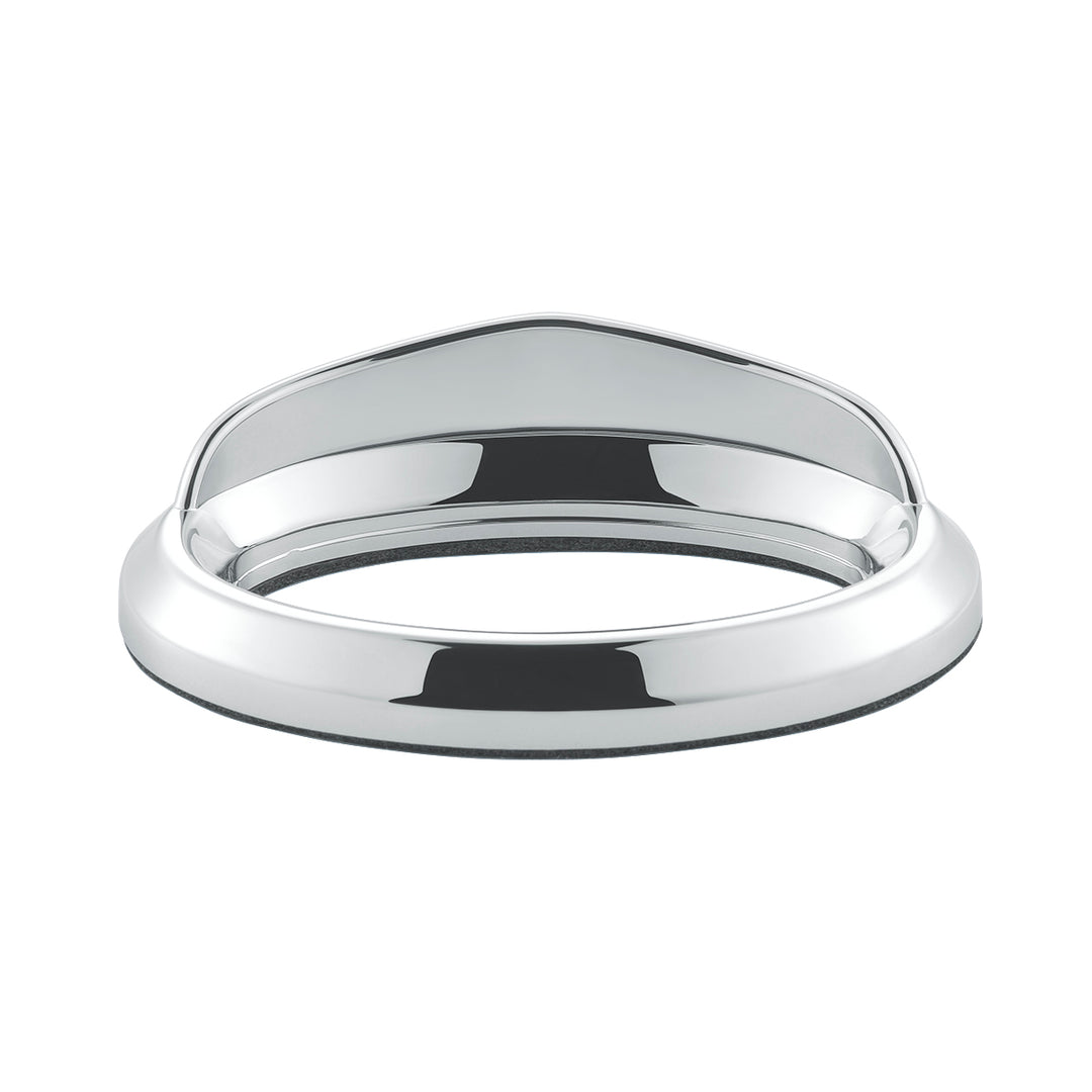 Chrome Bezel For 1-3/4" x 3/4" Peterbilt Glove Box Emblem