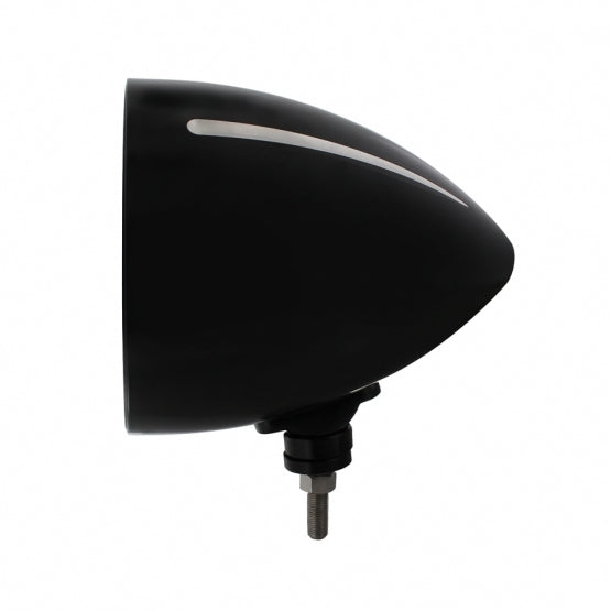 Black "Billet" Style Groove Headlight H6014 Bulb