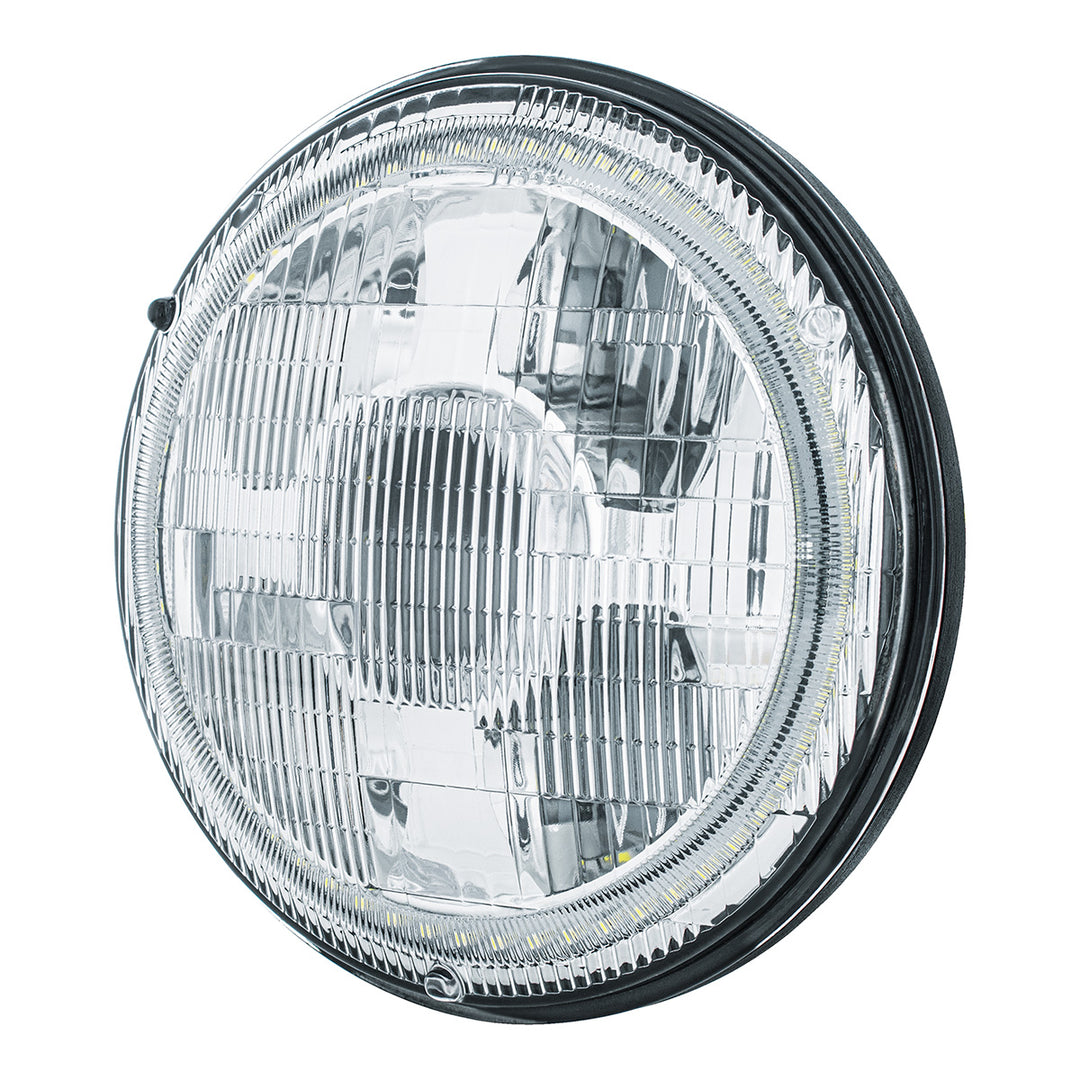 ULTRALIT - High Power LED 7" Projection Light With Dual Color LED Halo &amp; Classic Style Lens