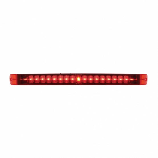 19 LED 17" Light Bar (Stop, Turn &amp; Tail) - Red LED &amp; Lens