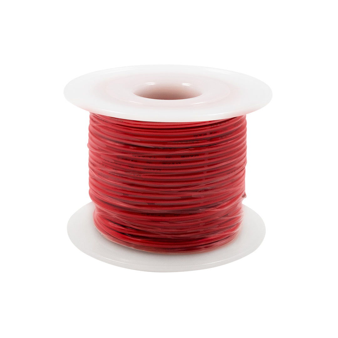 100 Ft. 16 AWG Long Primary Wire Roll - Red