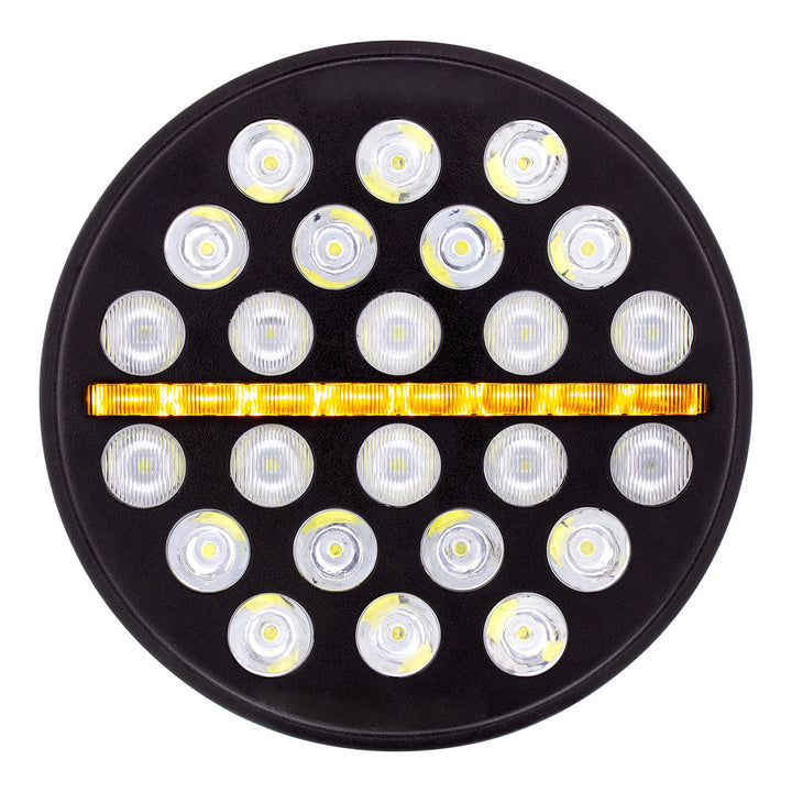 ULTRALIT - 24 High Power LED Circular Light With Dual Color LED Position Light Bar