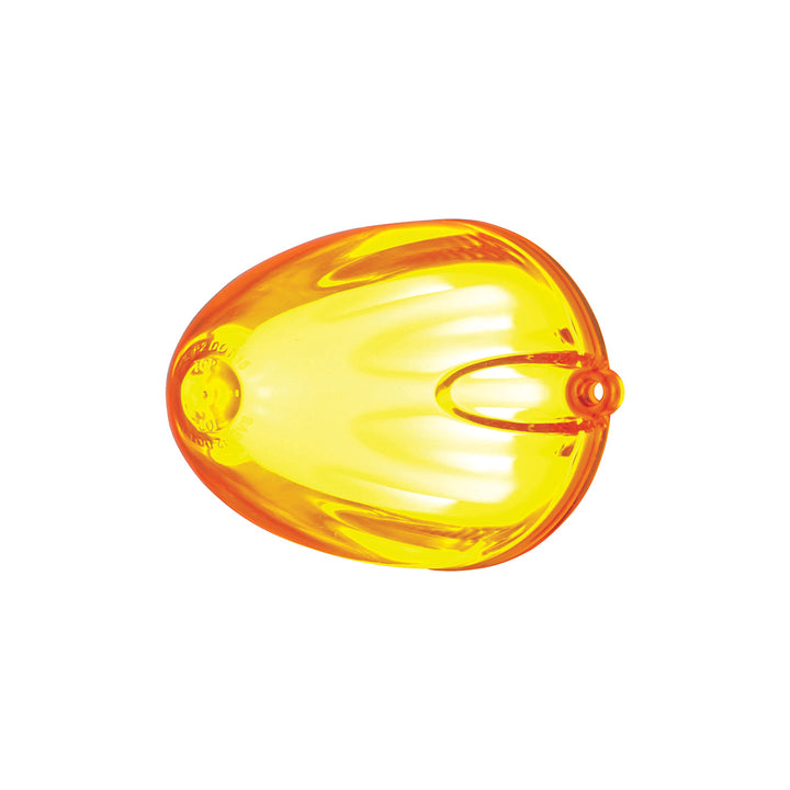 9 LED Dual Function GloLight Watermelon Grakon 1000 Style Cab Light - Amber LED/Amber Lens