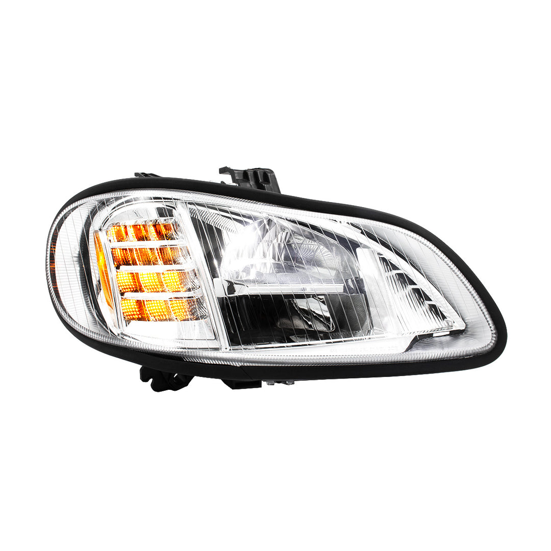 Chrome High Power Full LED Headlight For 2003-2024 Freightliner M2 - Passenger