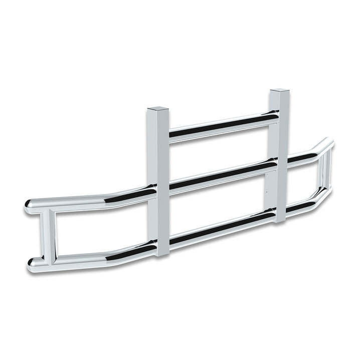 HighwayShield I25 - 304 Stainless Steel Grille Guard &amp; Bracket Kit For 2018-2025 Freightliner Cascadia