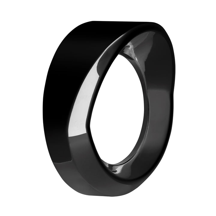 Candy Color Small Gauge Cover With Visor - Glossy Black