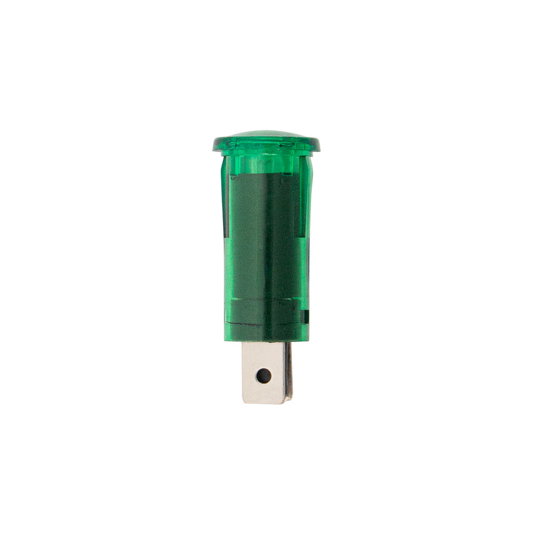 Green Warning Light 16 Amp 12V w/2 Lucar Terminals, 1 Pc.