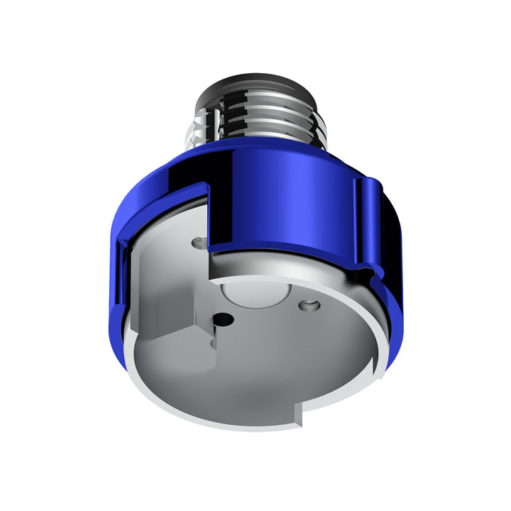 M30 x 3.5 Thread-On Gearshift Adapter W/LED Mount For Eaton - Fuller 13/15/18 Speed - Indigo Blue