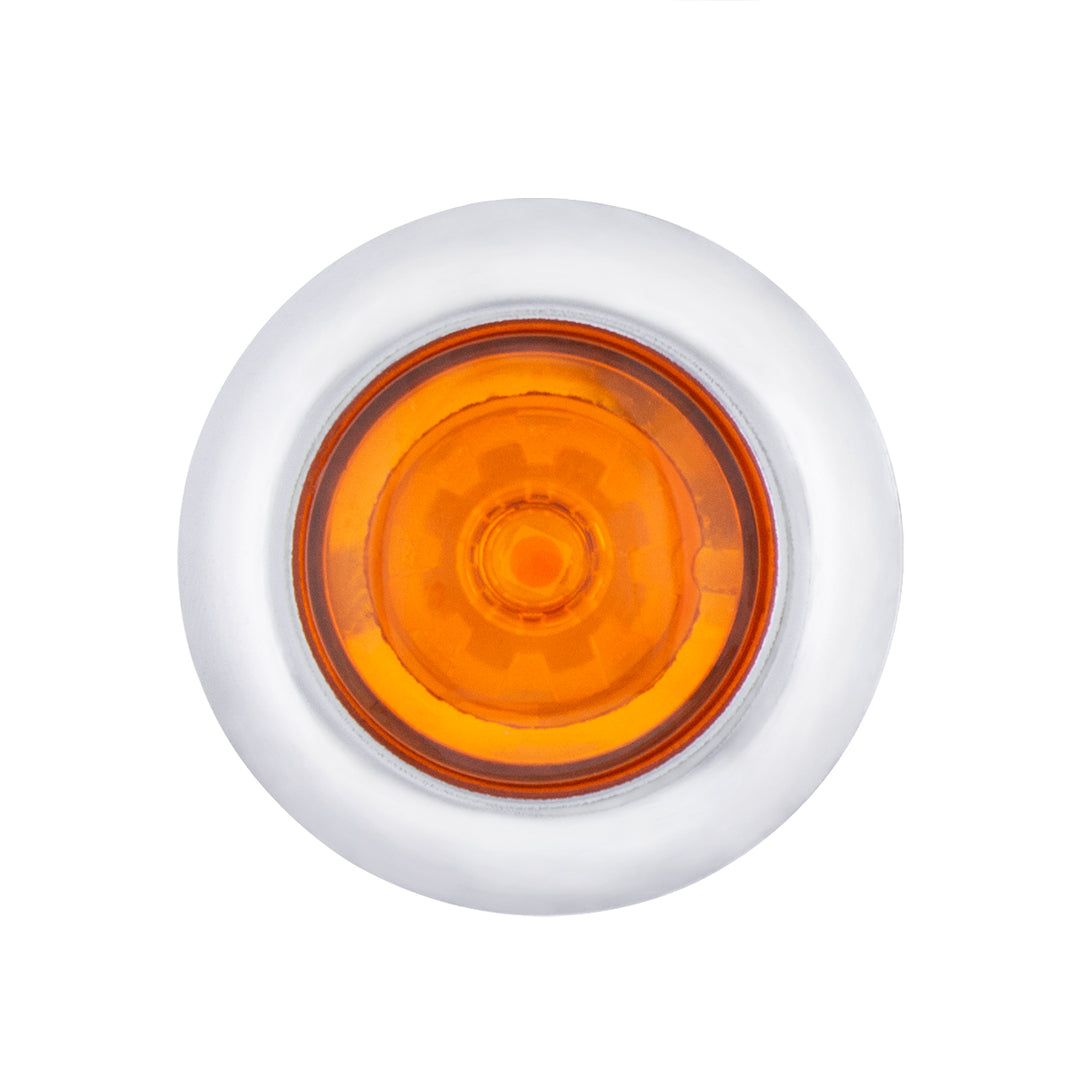 LED Dual Function ArcBlast 3/4" Mini Light (Clearance/Marker) - Amber LED/Amber Lens