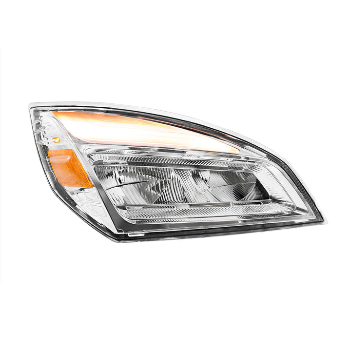 High Power Chrome LED Headlight For 2018-2024 Freightliner Cascadia - Passenger