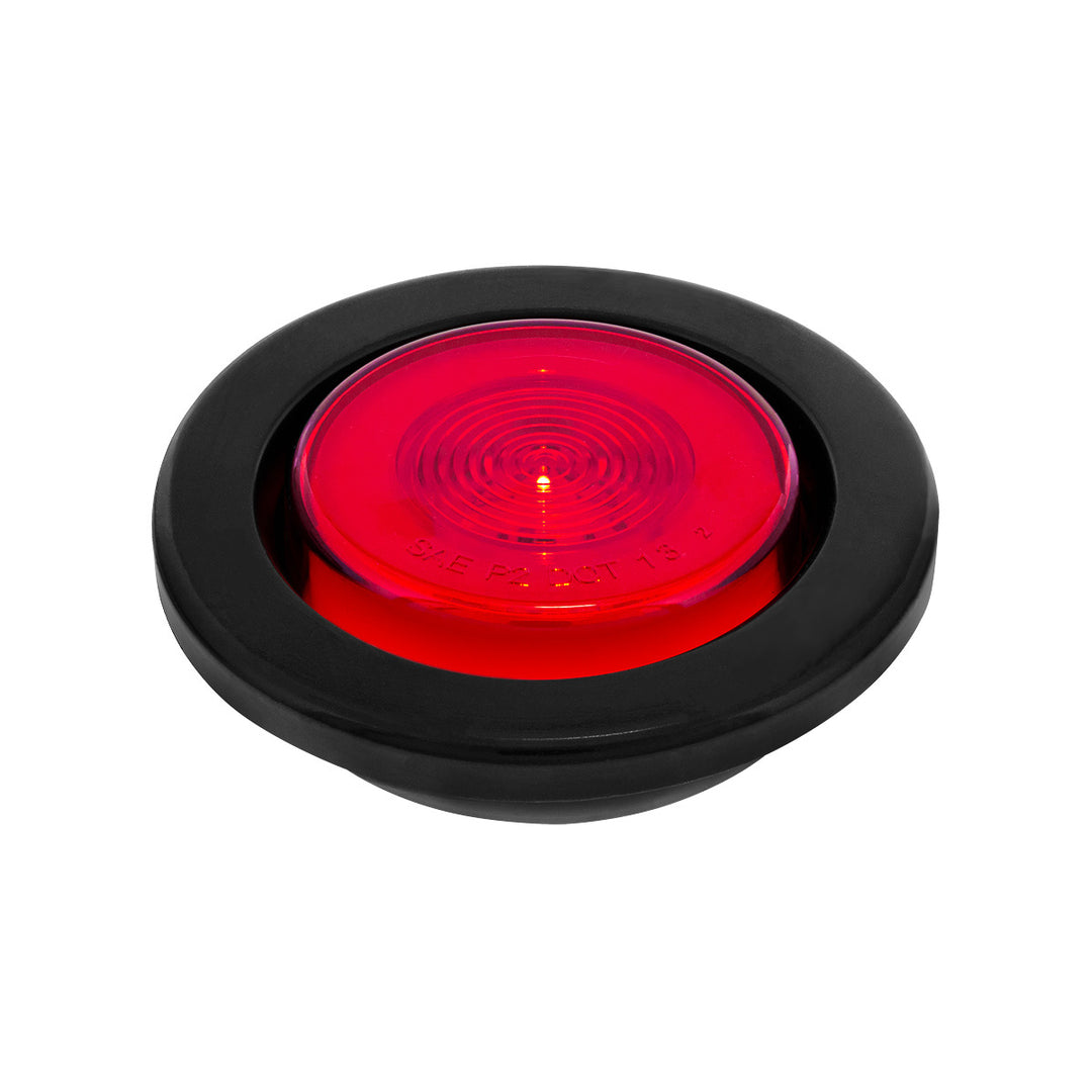 9 LED 2-1/2" Round GloLight Kit (Clearance/Marker) - Red LED/Red Lens