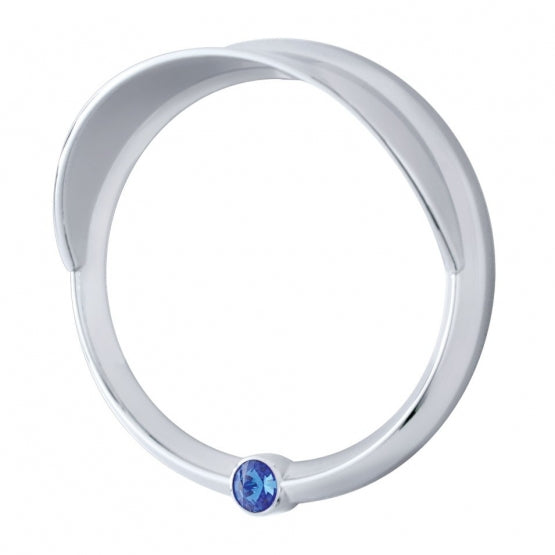 Signature Series Speed/Tachometer Gauge Bezel With Visor For Freightliner - Blue Crystal