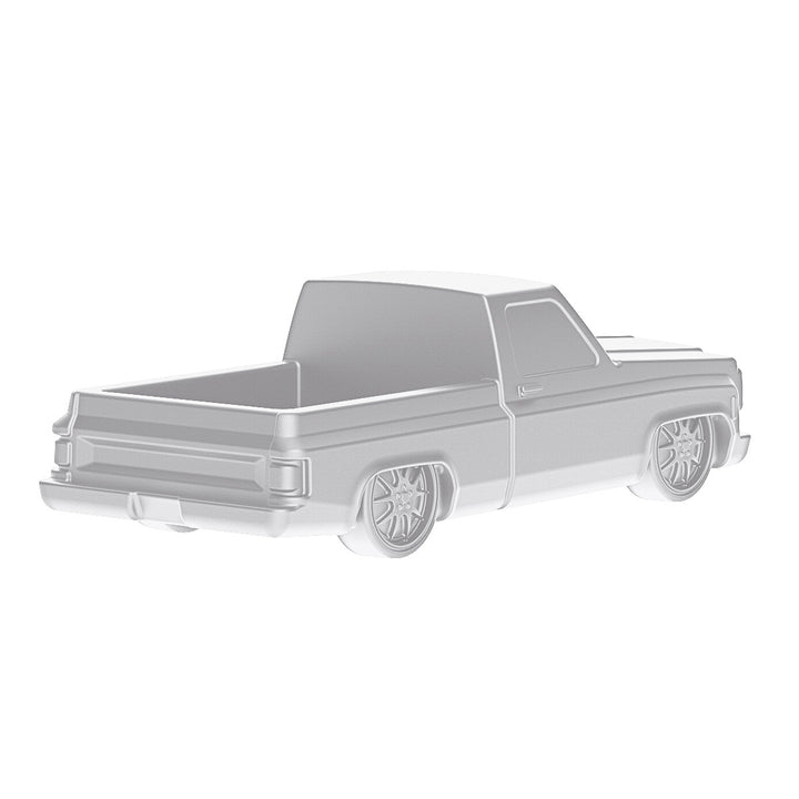 Solid Die-Cast 1973-1987 Chevrolet Truck Style Paper Weight - Pearl White