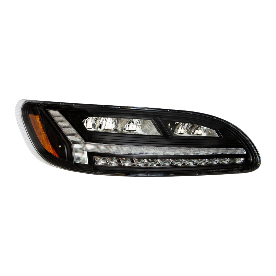 Blackout 6 LED Headlight For Peterbilt 386 (2006-2016) &amp; 387 (2000-2011) - Passenger