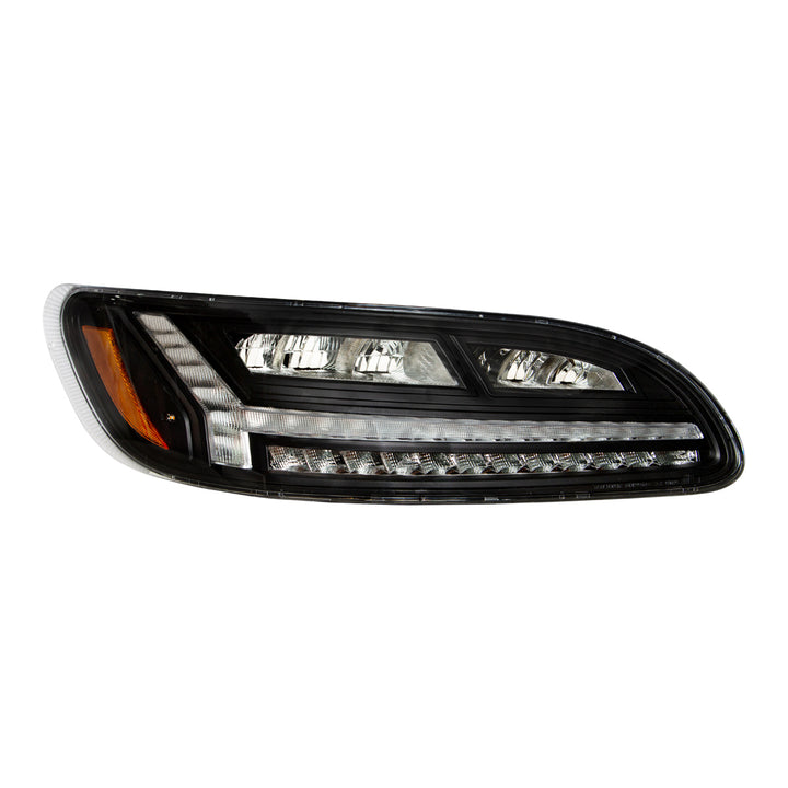 Blackout 6 LED Headlight For Peterbilt 386 (2006-2016) &amp; 387 (2000-2011) - Passenger