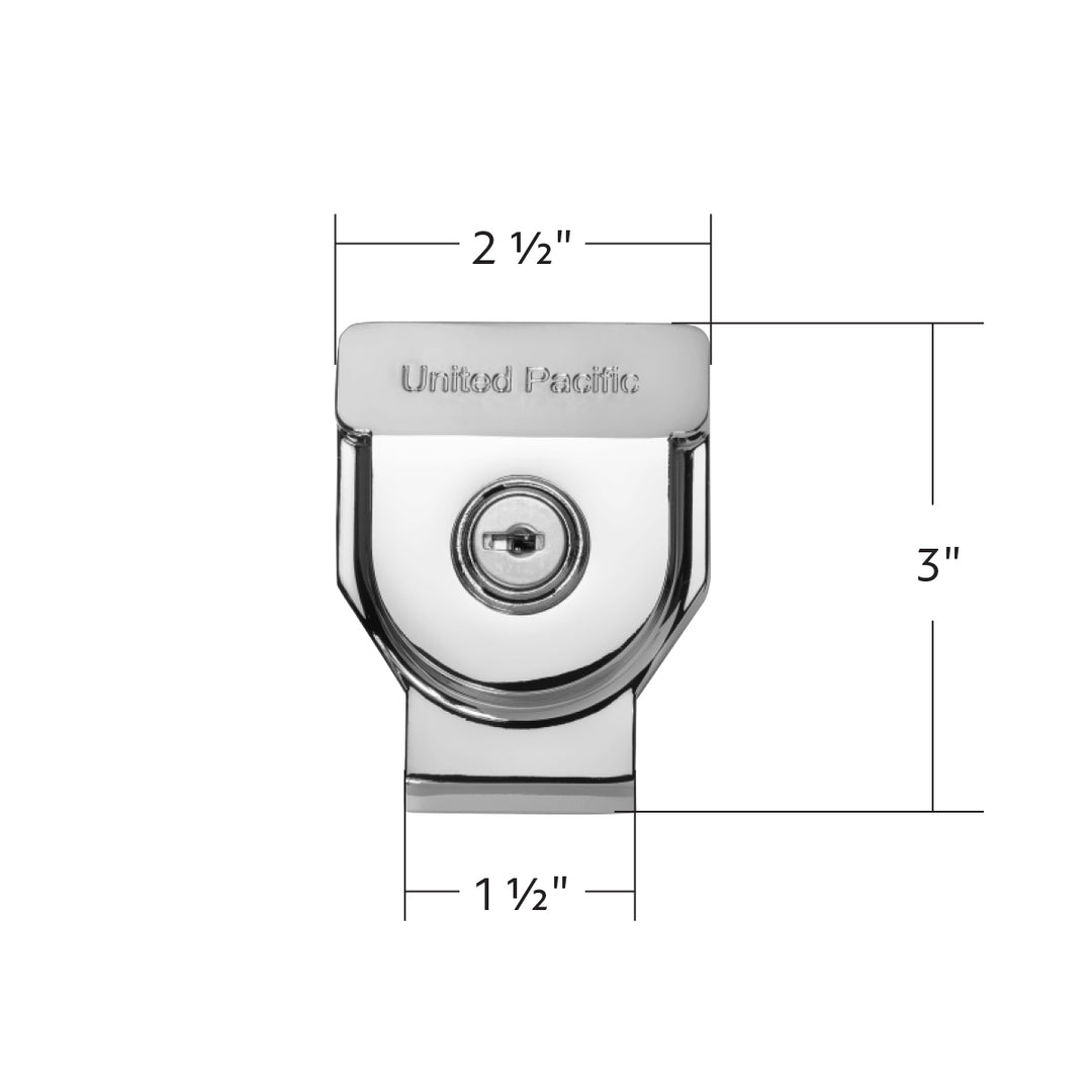 Heavy Duty Aluminum Gladhand Lock - Chrome