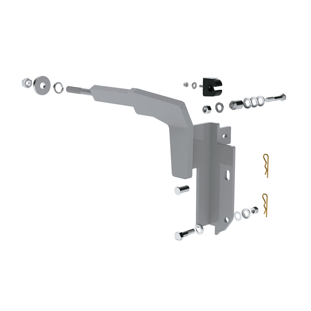 HighwayShield I85 R-304 Stainless Steel Grille Guard &amp; Bracket Kit For 2018-2025 Freightliner Cascadia