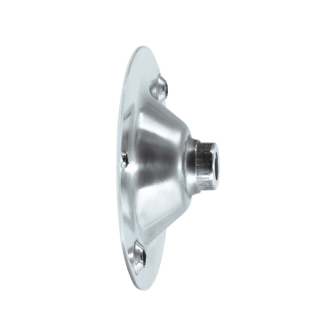 304 Stainless Steel Cab Light Set Bracket Bulb Holder Plate - 1 Filament