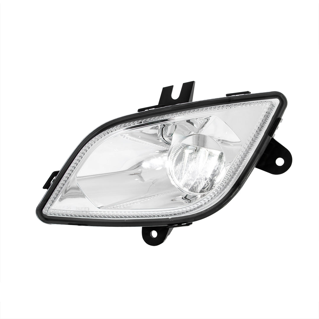 Chrome Single LED Fog Light For 2018-2024 Freightliner Cascadia - Driver - Competition Series