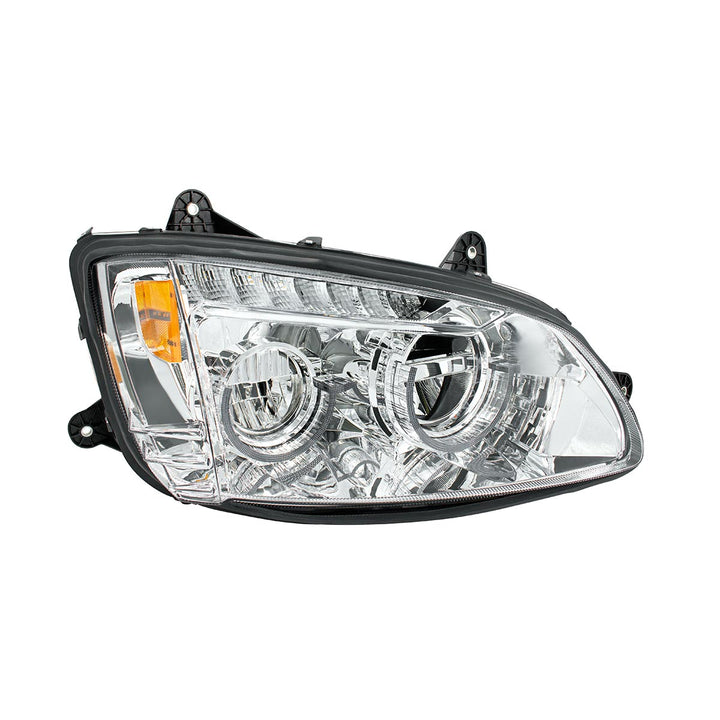 Chrome Full LED Headlight For 2008-2017 Kenworth T660 - Passenger