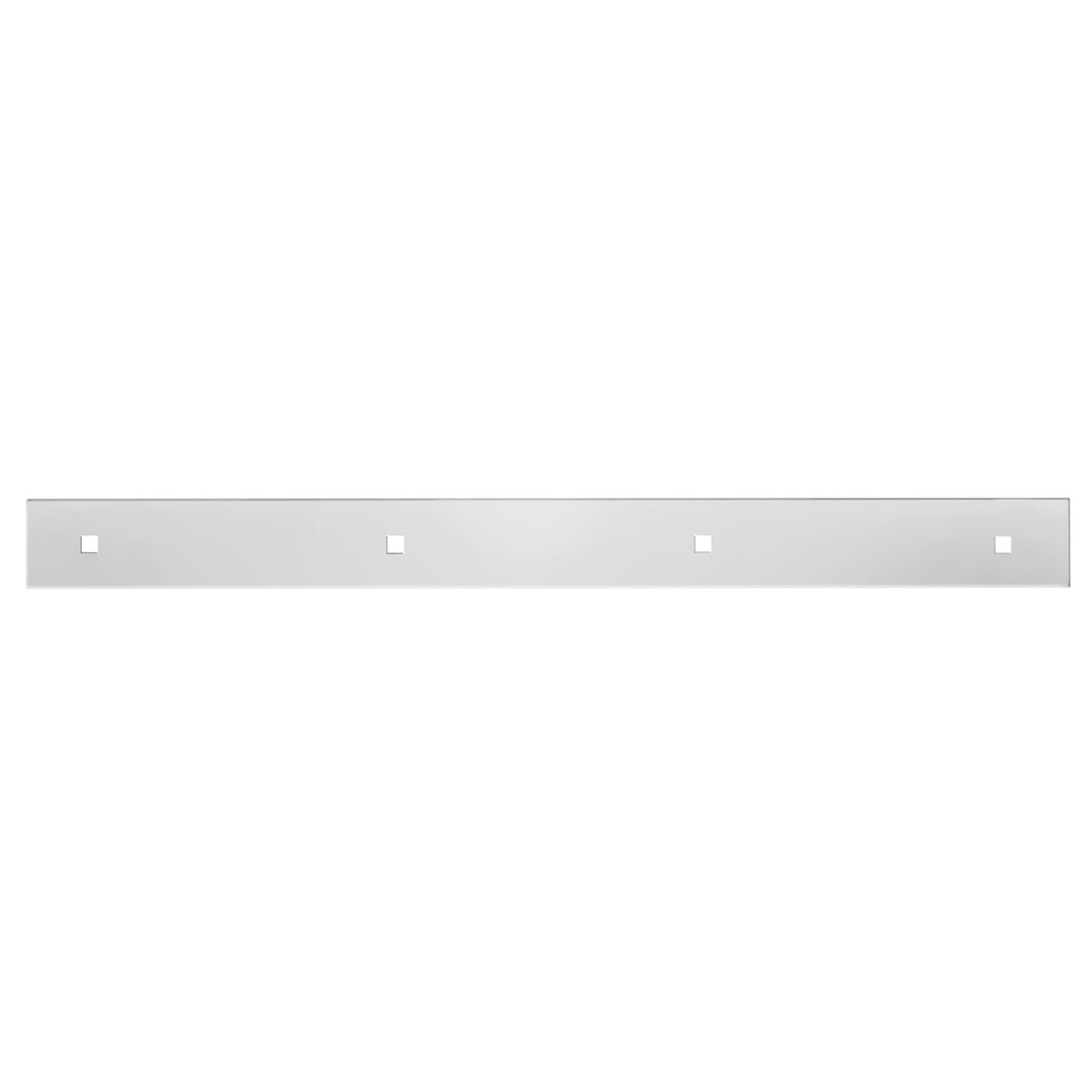 2" x 24" 304 Stainless Steel Top Mud Flap Plate - Bolt Thru