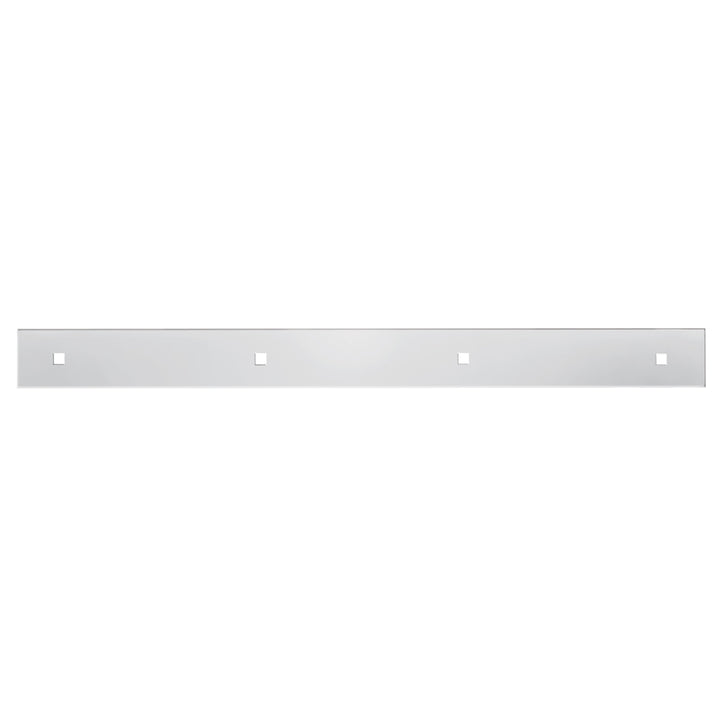 2" x 24" 304 Stainless Steel Top Mud Flap Plate - Bolt Thru