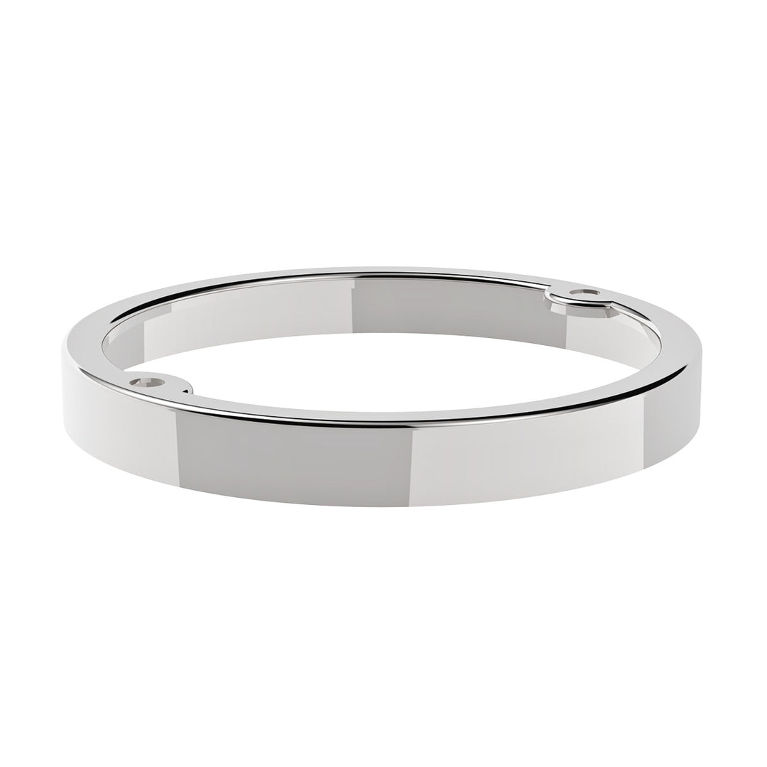 Stainless Steel Low Profile Cab Light Bezel