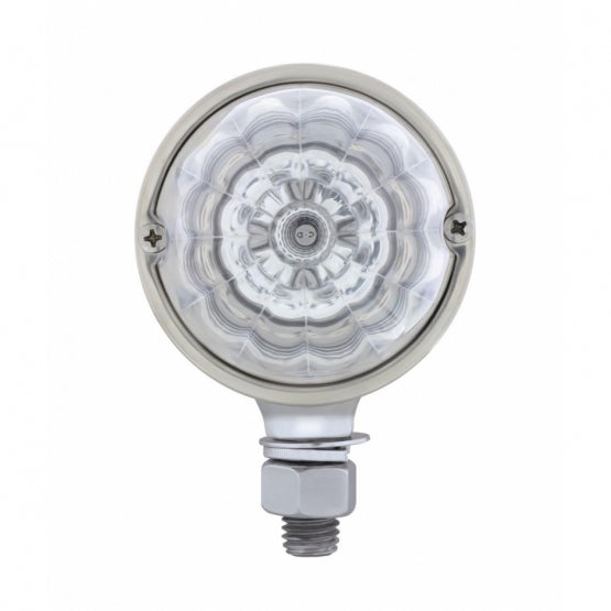 17 LED Reflector Watermelon Single Face Light - Red LED/Clear Lens
