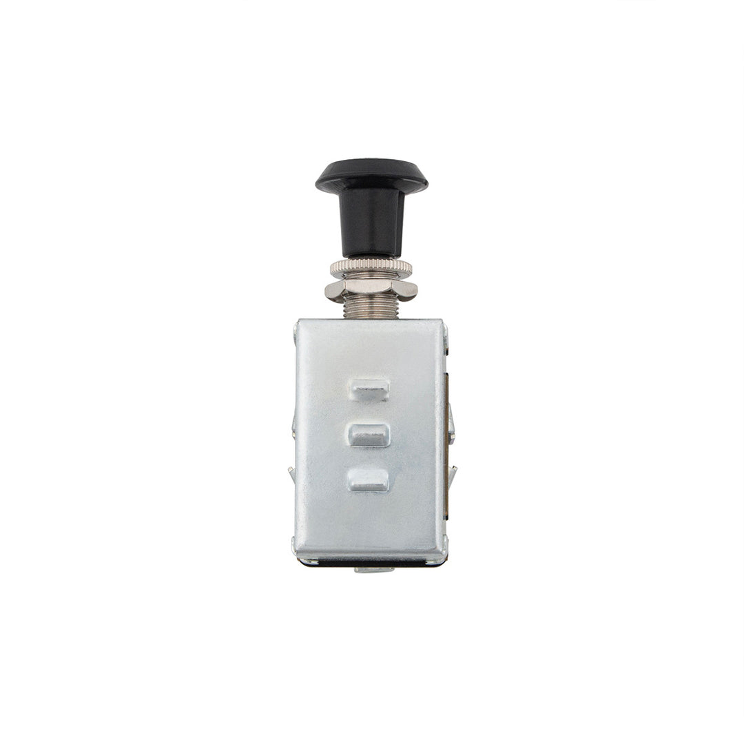 16 Amp 12V Universal HD Off/On/On Fused Push - Pull Switch w/ 1/2" Mounting Stem, 1 Pc.