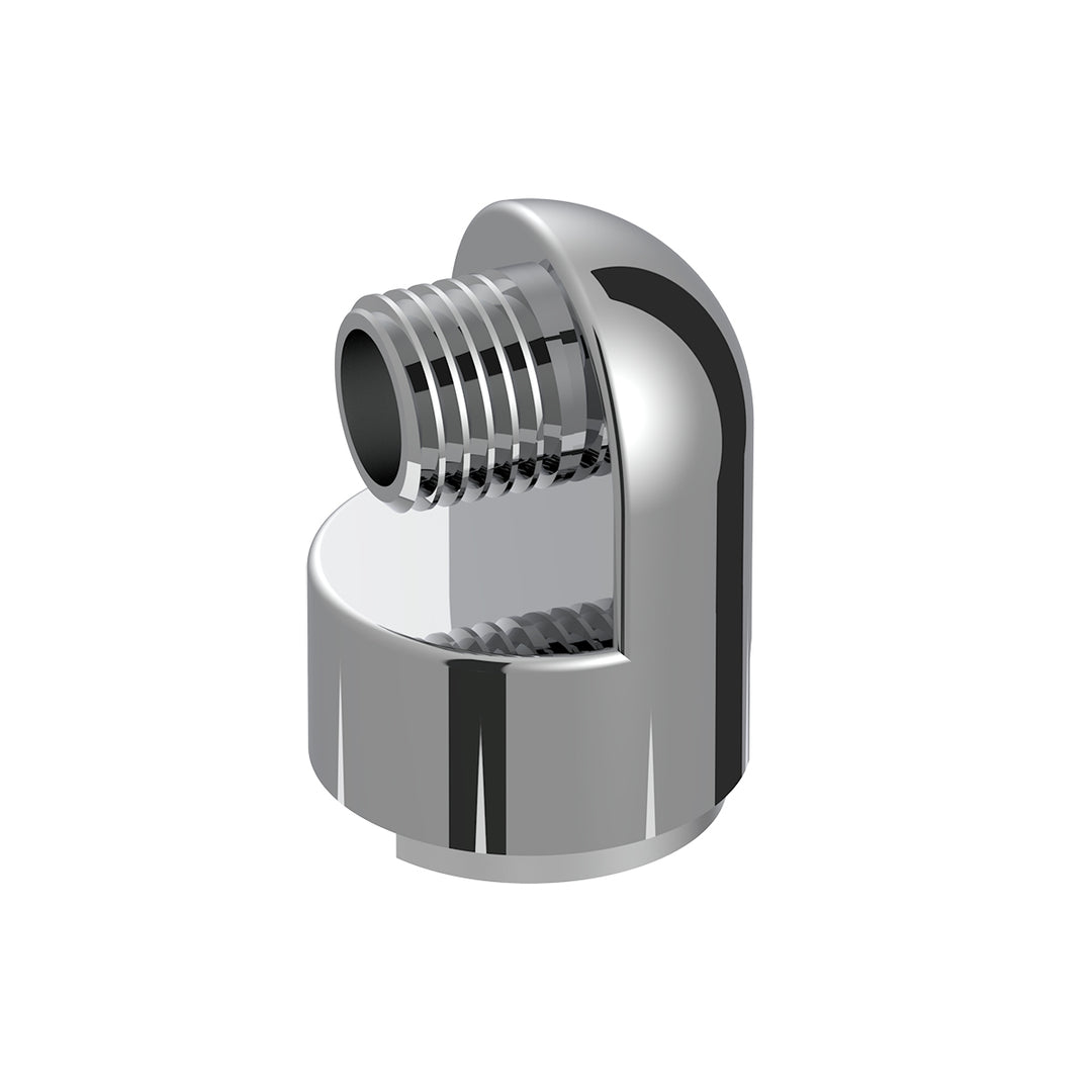 M30 x 3.5 Thread-On Gearshift Knob Chrome Mounting Adapter For Eaton Fuller Style 13/15/18 Speed - Horizontal (Bulk)