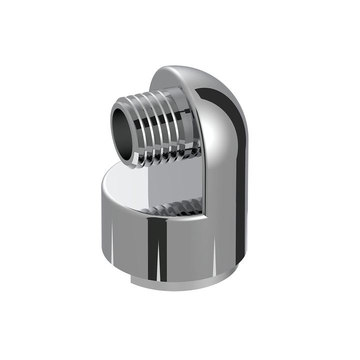 M30 x 3.5 Thread-On Gearshift Knob Chrome Mounting Adapter For Eaton Fuller Style 13/15/18 Speed - Horizontal (Bulk)