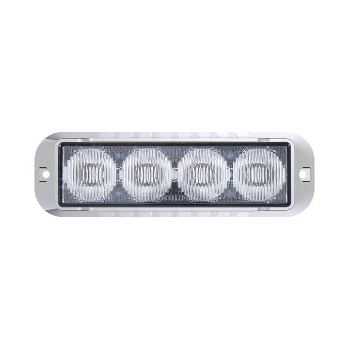 4 LED Warning Light - White LED