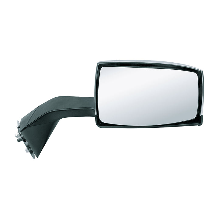 Chrome Hood Mirror Assembly With Sequential LED Turn Signal For 2004-2017 Volvo VNL - Passenger